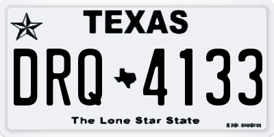 TX license plate DRQ4133