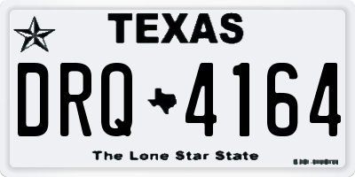 TX license plate DRQ4164