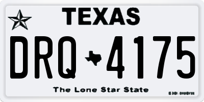 TX license plate DRQ4175