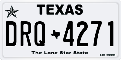 TX license plate DRQ4271