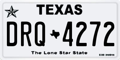 TX license plate DRQ4272