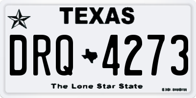 TX license plate DRQ4273