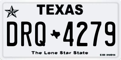TX license plate DRQ4279