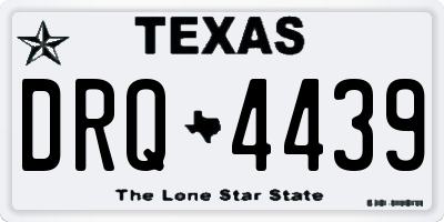 TX license plate DRQ4439