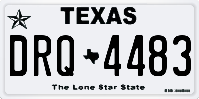 TX license plate DRQ4483