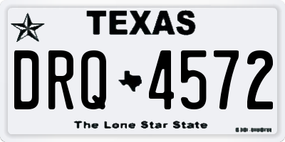 TX license plate DRQ4572