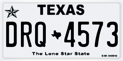 TX license plate DRQ4573