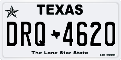 TX license plate DRQ4620