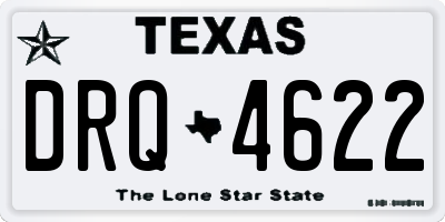 TX license plate DRQ4622