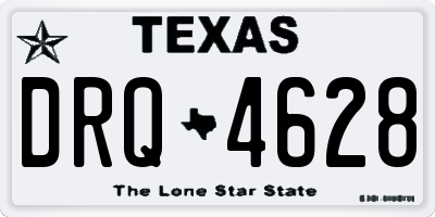 TX license plate DRQ4628