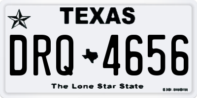 TX license plate DRQ4656