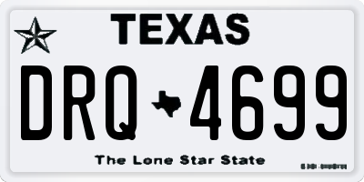 TX license plate DRQ4699
