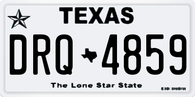 TX license plate DRQ4859