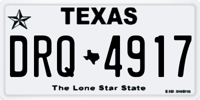 TX license plate DRQ4917
