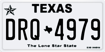 TX license plate DRQ4979