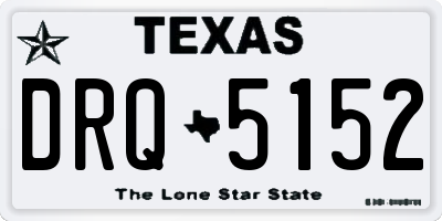 TX license plate DRQ5152