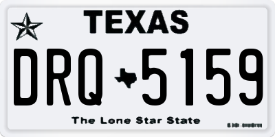 TX license plate DRQ5159