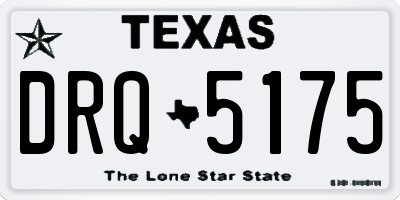 TX license plate DRQ5175