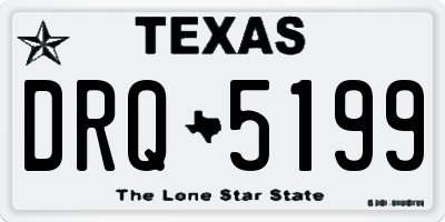 TX license plate DRQ5199