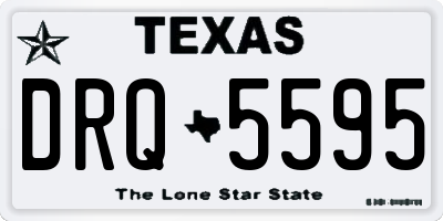 TX license plate DRQ5595