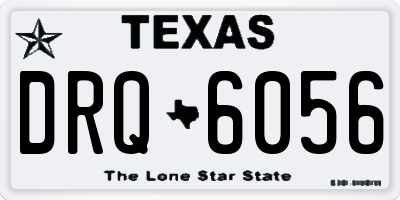 TX license plate DRQ6056