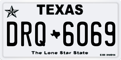 TX license plate DRQ6069