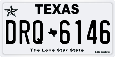 TX license plate DRQ6146