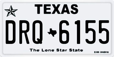 TX license plate DRQ6155