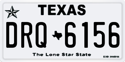 TX license plate DRQ6156