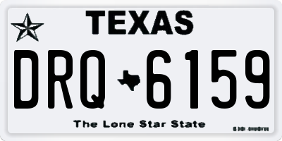 TX license plate DRQ6159