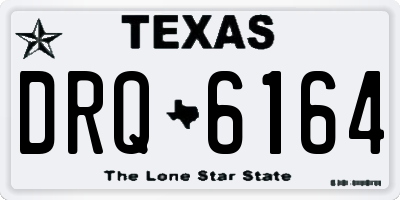 TX license plate DRQ6164