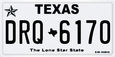 TX license plate DRQ6170