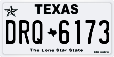 TX license plate DRQ6173