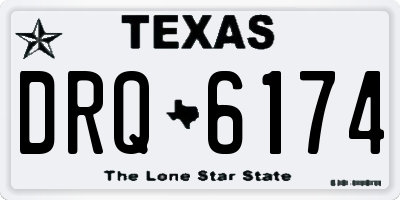 TX license plate DRQ6174