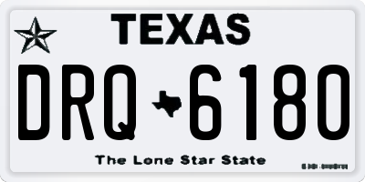 TX license plate DRQ6180