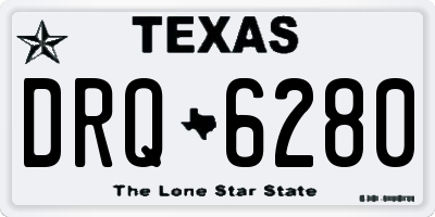 TX license plate DRQ6280