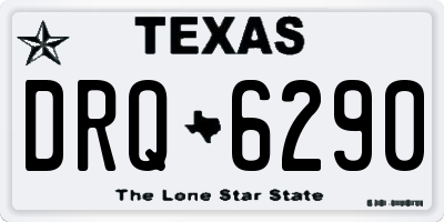 TX license plate DRQ6290