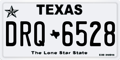 TX license plate DRQ6528