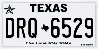 TX license plate DRQ6529