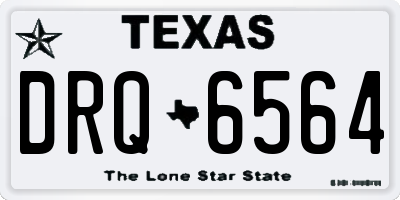 TX license plate DRQ6564