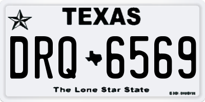 TX license plate DRQ6569
