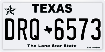 TX license plate DRQ6573