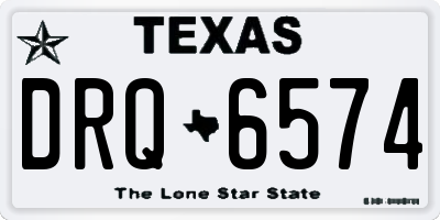 TX license plate DRQ6574