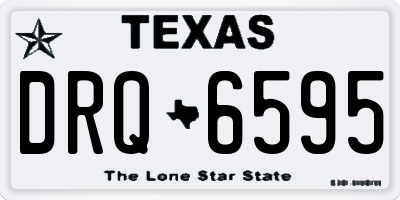 TX license plate DRQ6595