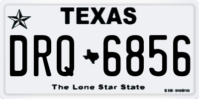 TX license plate DRQ6856