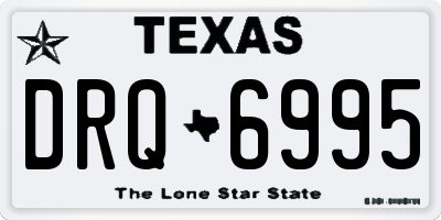 TX license plate DRQ6995