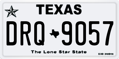 TX license plate DRQ9057