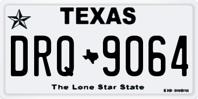 TX license plate DRQ9064