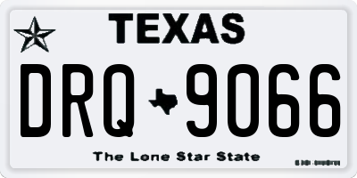 TX license plate DRQ9066