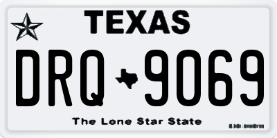 TX license plate DRQ9069